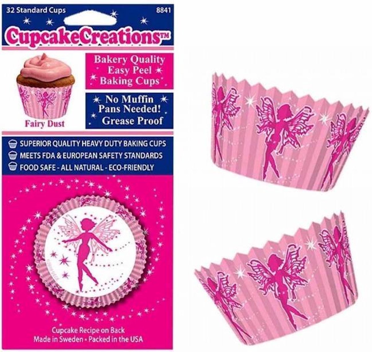 Cupcake Creations Fairy Dust Baking Cups pk/32