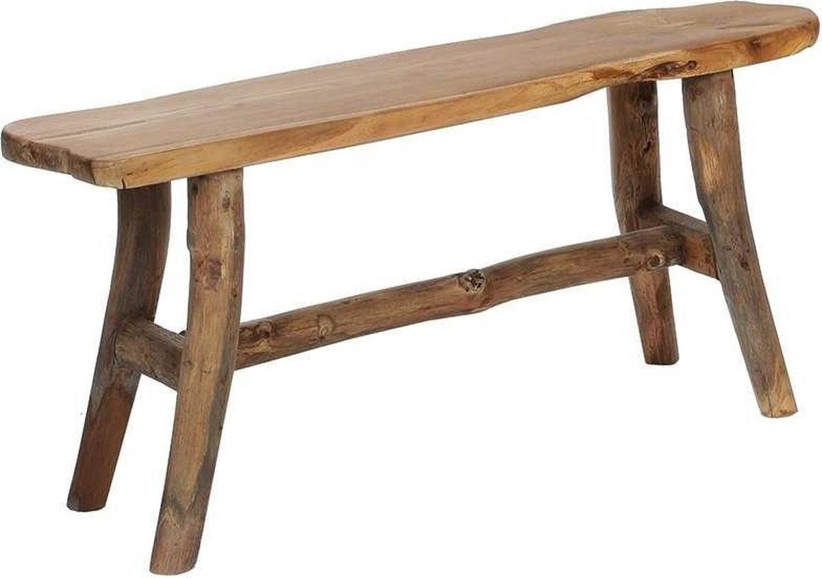 Rustiek houten bankje - Houten 100 cm 45x 25 x100 cm – Vintage Look – Duurzaam | bol.com