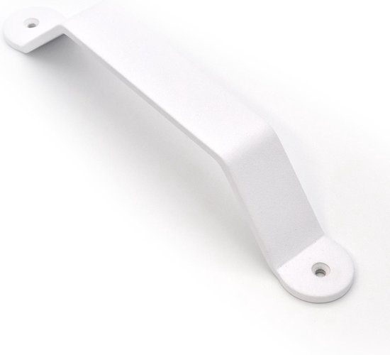 Poignée de porte Barnwoodweb Montana acier laqué blanc 32x228 mm
