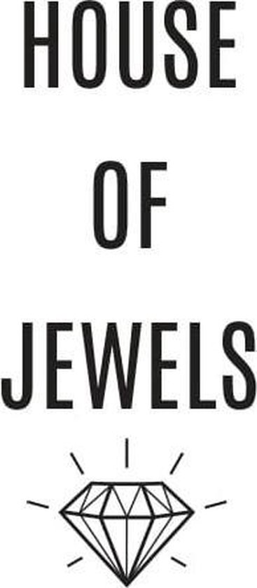 House of Jewels - Platte Zwarte 4mm Onyx Oorknoppen - 925 Zilver - House of Jewels