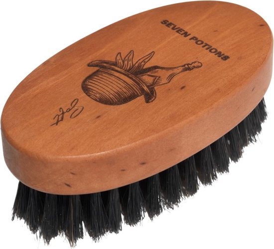 Brosse à barbe en poils de sanglier Seven Potions pour hommes - Fabriquée  en bois de... | bol.com