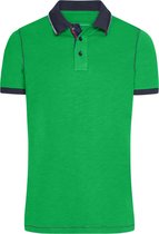 James & Nicholson Poloshirt - urban - groen - heren - polo XL