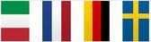 Ligne de drapeau Europe 10 mètres