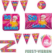 Sarah verjaardag versiering pakket Cartoon XL