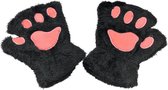 Heerlijk zachte gevoerde vingerloze handschoenen - Beren klauw - Katten  klauw - Kat -... | bol.com