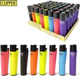 Clipper Aanstekers- 48 stuks- Vuursteen aansteker - na vulbaar