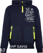 Camp David ® sweatshirt met capuchon en ritsen