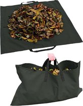 TDR -Tuinafvalzakken- opvouwbare blad opbergzak-waterdichte tuinbladmat voor buiten zwart
