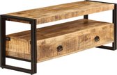 Tv meubel 120x35x45 cm massief mangohout