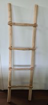 decoratieve ladder - ladder teakhout - ladder
