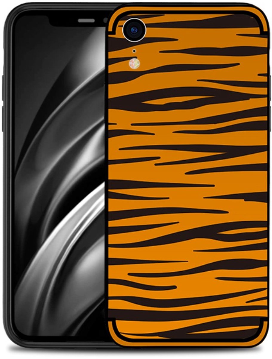 NXE iPhone Xr TPU hoesje tijger patroon