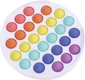 Pop it deluxe - fidget toys - speelgoed - jongens - meisjes - rainbow rond