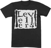 Levellers Heren Tshirt -2XL- Classic Logo Zwart