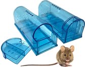 ALIVE Mouse Trap - 2 stuks Diervriendelijke Muizenval - Muizenverjager - Sterke Muizenvallen - voor binnen en buiten - inclusief schoonmaakborstel en gebruiksaanwijzing