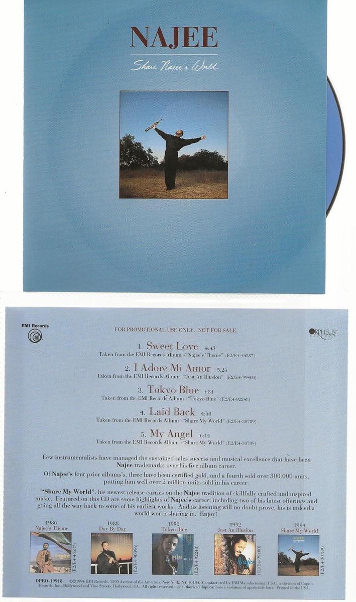 NAJEE - SHARE NAJEE'S WORLD ( special edition )