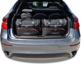 BMW X6 2008-2014 5-delig Reistassen Op Maat Auto Interieur Kofferbak Organizer Accessoires