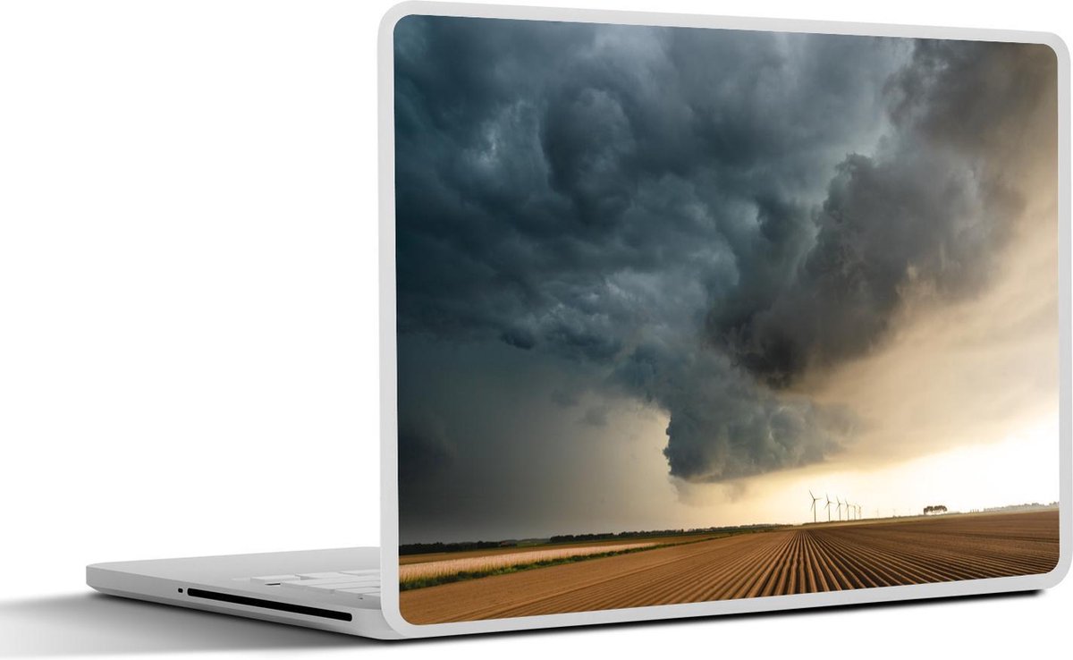Afbeelding van product SleevesAndCases  Laptop sticker - 11.6 inch - Lucht - Wolken - Windmolen