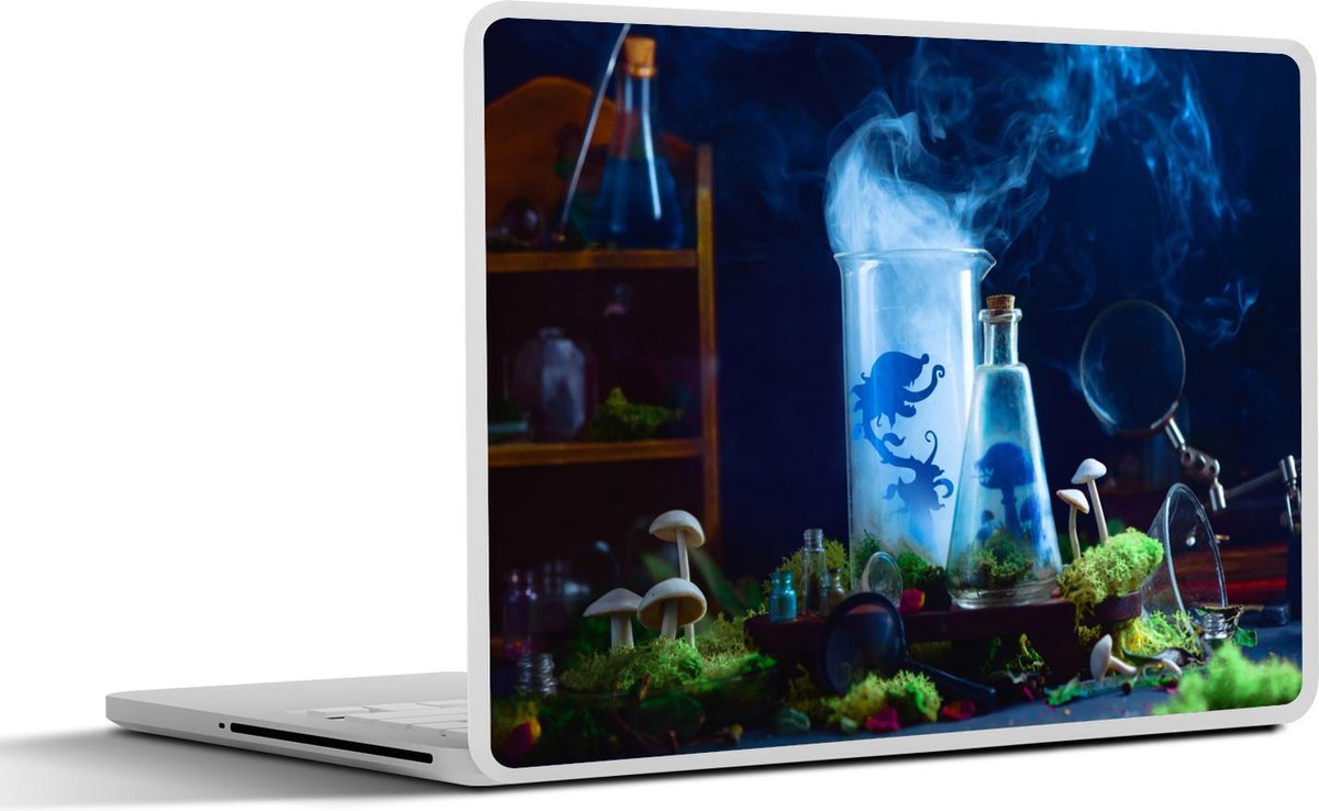 Afbeelding van product SleevesAndCases  Laptop sticker - 11.6 inch - Vleesetende plant in put