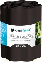 Cellfast  - 20cm x 9m golvende tuinrand zwart