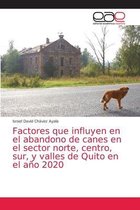 Factores que influyen en el abandono de canes en el sector norte, centro, sur, y valles de Quito en el año 2020