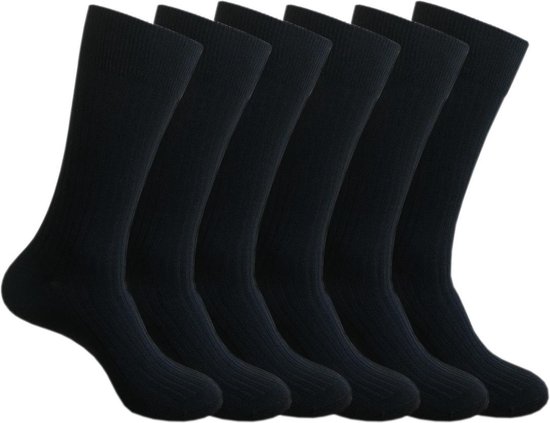 Classinn® Elegant geribbelde Heren sokken - 6 paar
