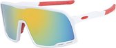 ME Tramontana Fietsbril | Met Ventilatie | Inc. Harde Koffer - Wit / Rood