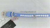 Trilly tutti Brilli Hondenhalsband Lily, Licht blauw