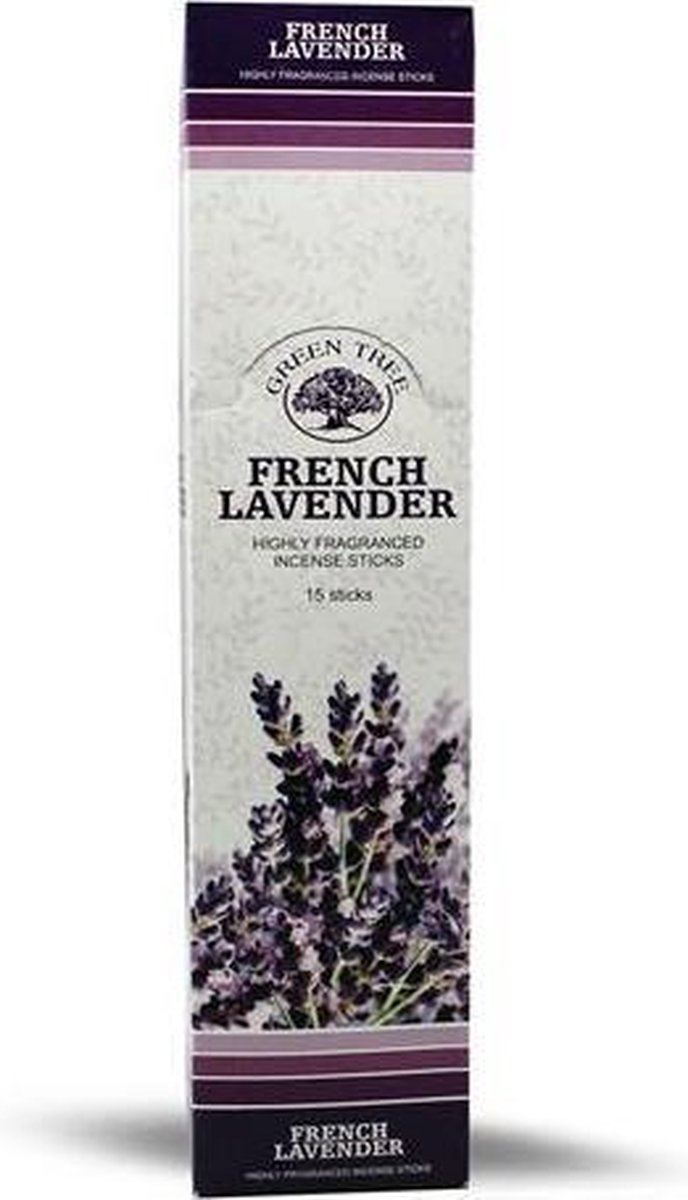 Green Tree Wierook - Wierookstokjes - Wierooksticks - Incense sticks - Lavendel - Lavender - 2 Pakjes