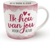 Enjoy Mok - Ik Hou Van Jou Voor Altijd - Met binnen tekst - Koffie Beker - Mok - Liefde - Valentijn