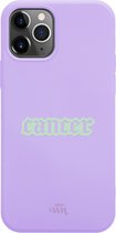 iPhone 12 Pro Case - Cancer Purple - iPhone Zodiac Case