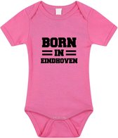 Born in Eindhoven tekst baby rompertje roze meisjes - Kraamcadeau - Eindhoven geboren cadeau 92 (18-24 maanden)