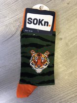 SOKn. trendy sokken "TIJGER" maat 40-46  (Ook leuk om kado te geven !)