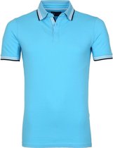 Suitable Polo Brick Agua Blauw - maat M