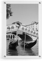 Walljar - Rialto Bridge in Venice '53 - Muurdecoratie - Plexiglas schilderij