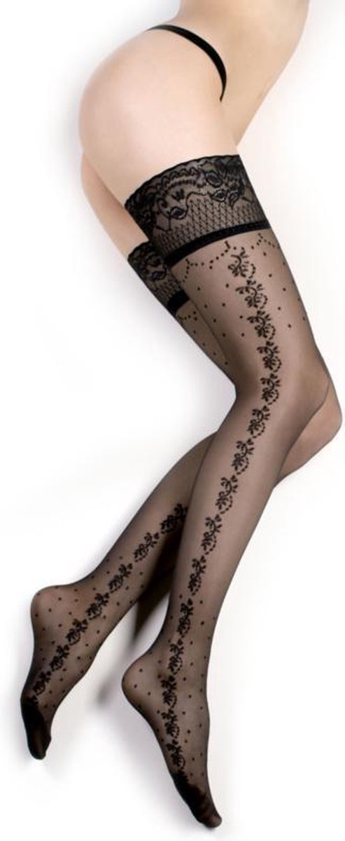Goedkoopste Studio Collants vrouwelijke hold-up kousen zwart S/M