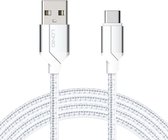 Type C USB kabel 1m zilver Ldnio LS391 USB C Kabel
