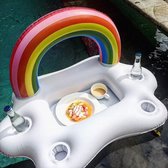 Gay Pride - Pool Bar - Regenboog - Opblaas Bar - Zwembad Barretje - Opblaasbaar - Waterplezier - Cadeau Tip