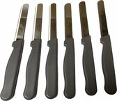 Solingen Tafelmes 6 Stuks Grijs - RVS