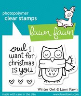 Winter Owl Clear Stamps (LF434)