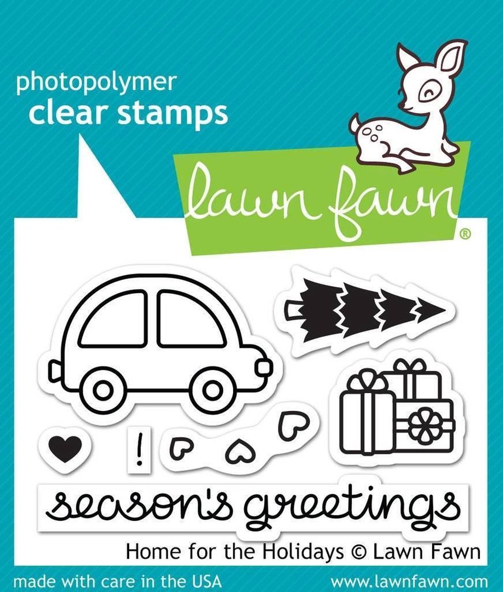 Home For The Holidays Clear Stamps (LF1220)