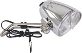 Trelock LS 583 Bike-i Retro koplamp zilver