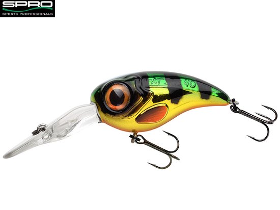 Spro Fat Iris - 4 cm - deeprunner - perch van Spro — afbeelding 5