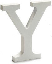 Pincello Decoratieletter Y 17 X 21 Cm Hout Wit