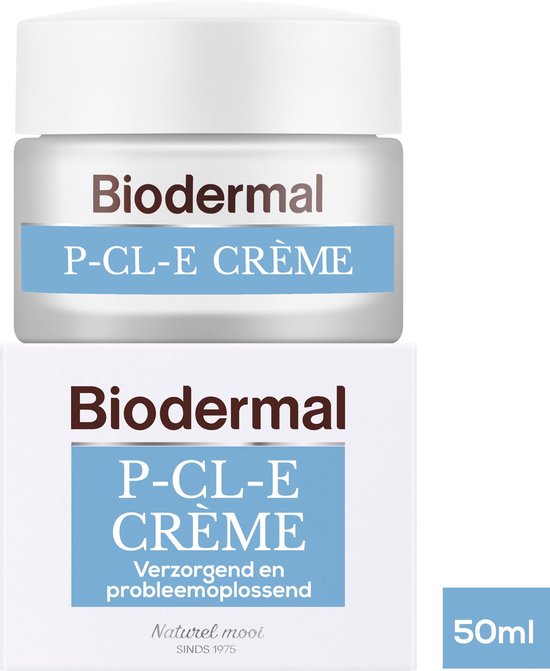 Biodermal P-Cl-E creme - Dagcreme - Deze dagcrème ondersteunt het herstellend vermogen van de droge huid - droge huid gezichtscreme - gezichtsverzorging - 50 ml