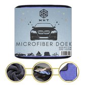 MHT - Microfiber Doek - 40x40 Centimeter - Schoonmaakdoek - Microvezeldoek - Auto Wassen - Detailing