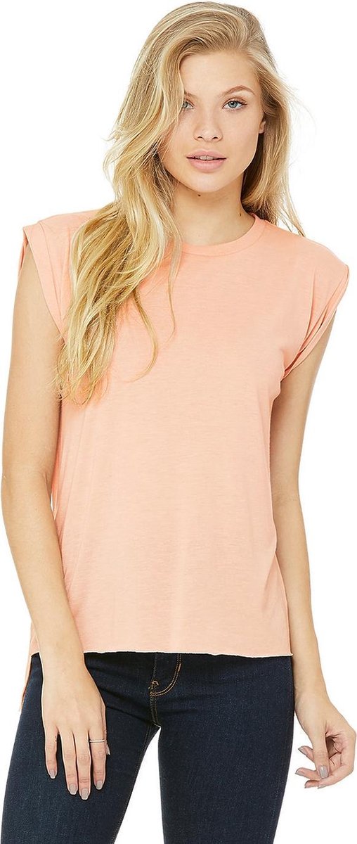 Fashion shirt basic zalm roze XL