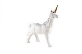 Eenhoorn Beeldje - Unicorn - Wit Keramiek - 28cm