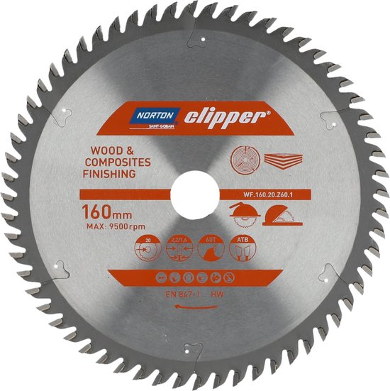DeWalt 216x30 cirkelzaagbladenset 3 delig