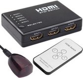 Garpex® 5 naar 1 Remote HDMI Switch Splitter Verdeler Schakelaar met afstandsbediener 1080P Full HD 5 poorten
