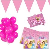 Disney Prinsessen Verjaardag | Disney Prinsessen| Prinsessen set | Slinger | Tafelkleed | Ballonnen | Uitnodiging | Prinsessen | Versiering | Decoratie | Verjaardag | Kinderfeestje